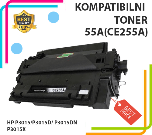 Toner CE255A za HP P3015/P3015D/ P3015DN/ P3015X