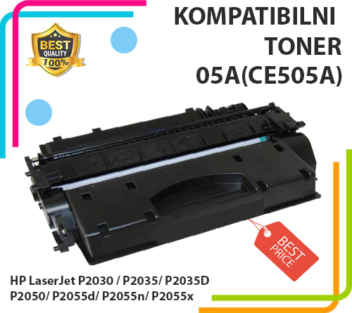 Toner CE505A  za HP P2030 / P2035/ P2035D / P2050/ P2055d/ P2055n/ P2055x