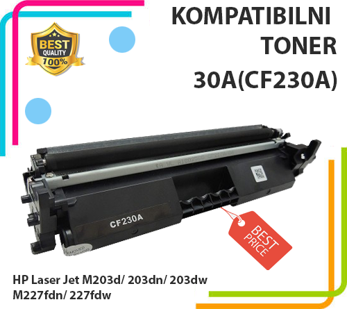 Toner CF230A za HP Laser Jet M203d/ 203dn/ 203dw/ M227fdn/ 227fdw
