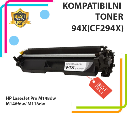 Toner CF294X za HP LaserJet Pro M148dw/ M148fdw/ M118dw