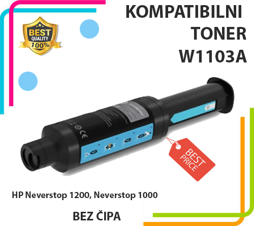 Toner W1103A - BEZ ČIPA - HP Neverstop Laser MFP 1200, Neverstop Laser 1000