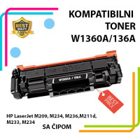 Toner 136A / W1360A SA ČIPOM za HP - SA ČIPOM