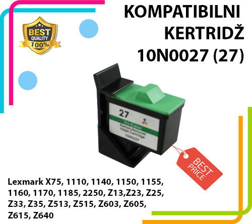 Kertridž 10N0027 (27) za Lexmak Z13