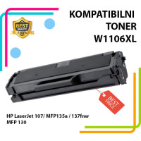 Toner za HP W1106XL sa čipom - MFP 107a, 135a, 137fnw, 138fnw